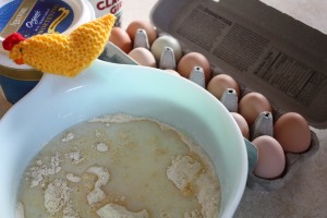 Making Corn Cake