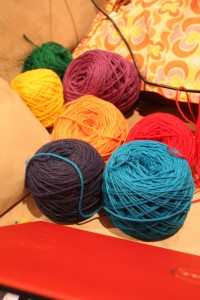 Colored Shepard's Wool