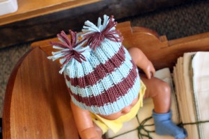 Double Pom Pom Hat