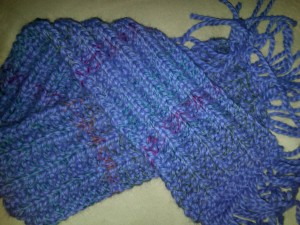 lilac alpaca scarf