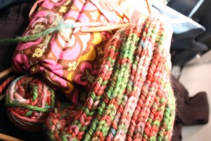 Lap Knitting