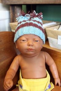 Creepy Baby Ribbed Hat